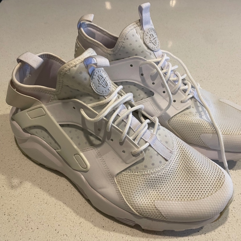 Nike Air Huarache Ultra - Size 12.5 - White / Pure Platinum